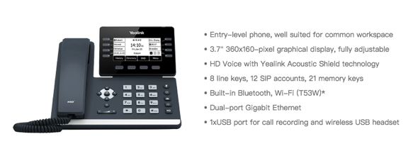 IP-телефон Yealink T53 E2